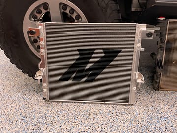 Jeep JK Radiator Upgrade Mishimoto Front