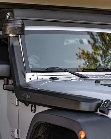 JK AEV Snorkel with Sy-Klone Precleaner