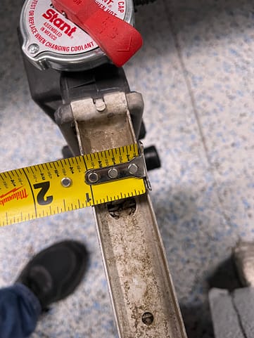 Jeep JK Radiator Upgrade stock thickness