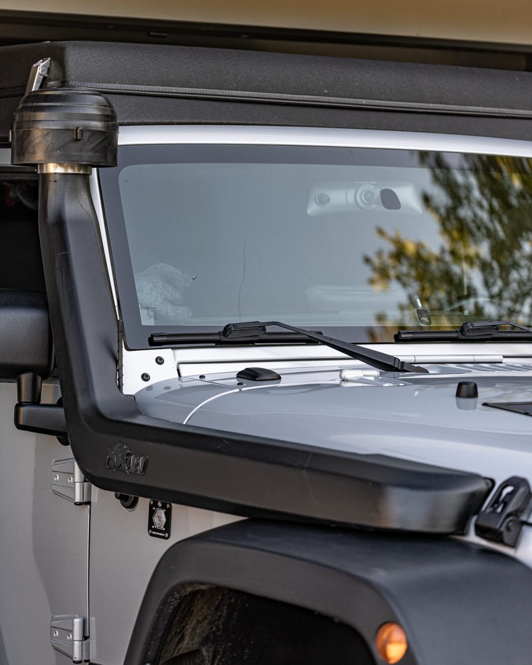 JK AEV Snorkel with Sy-Klone Precleaner