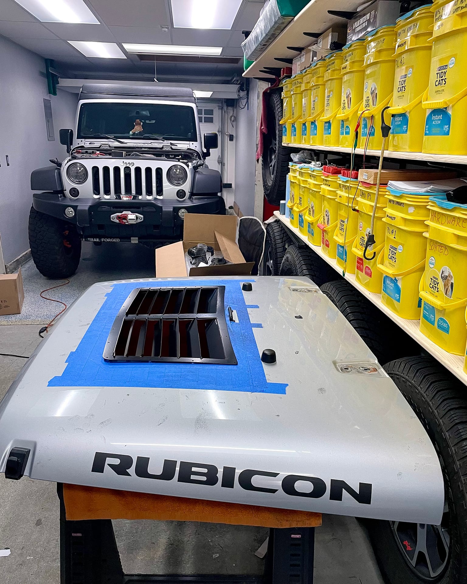 Jeep JK Hood Vent installation process